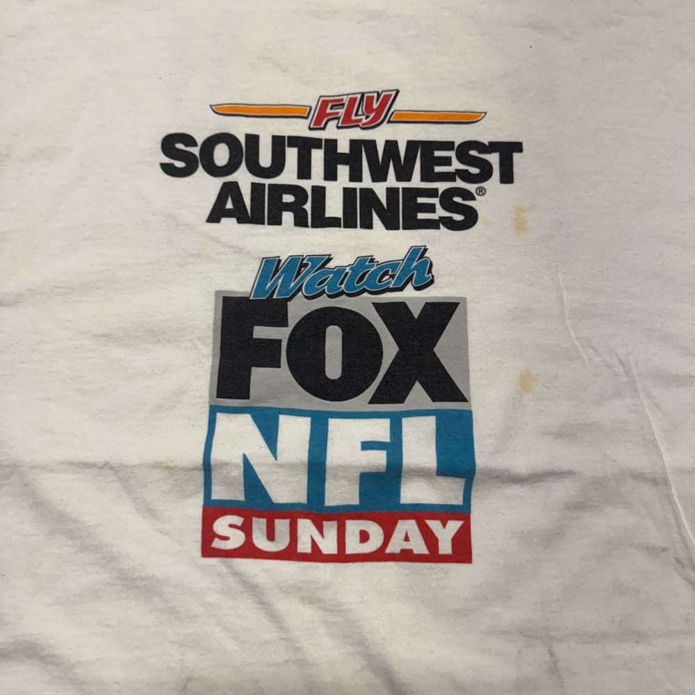 Vintage Fox Sports Southwest Airlines Shirt Single Stitch - Picture 5 of 6